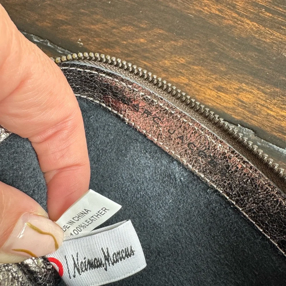 MARC JACOBS Metallic Leather Pouch